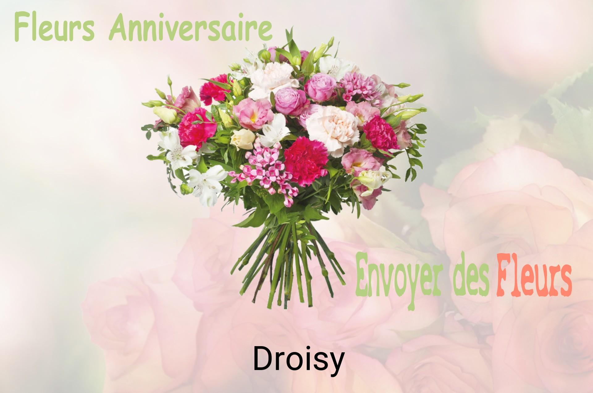Bouquet de fleurs d’anniversaire livré à Droisy